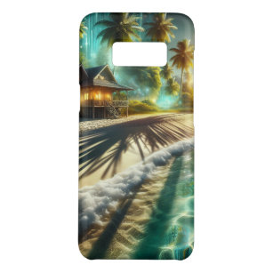 Mooie Sunset Beach House thema Case-Mate Samsung Galaxy S8 Hoesje