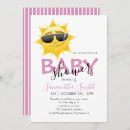 Mooie Sunshine Boho Baby shower Uitnodiging