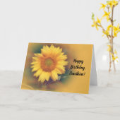 Mooie Sunshine Sunflower Verjaardag Kaart (Gele Bloem)
