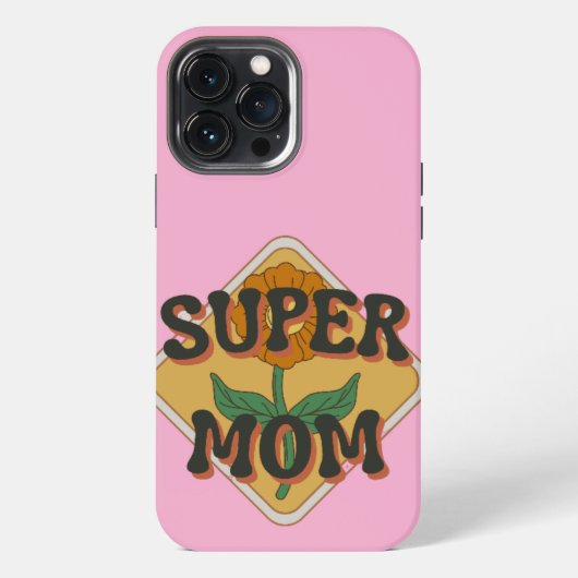 Mooie Supermom Ideeën iPhone Hoesje (Achterkant)