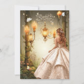 Mooie Sweet 16 Lichtgevende Vlinders Kaart (Voorkant)