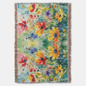 Mooie Sweety Flowers en Rozen Deken (Voorkant Verticaal)