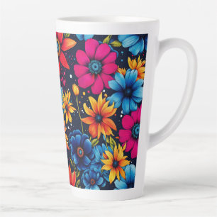 Mooie Sweety Flowers en Rozen Latte Mok