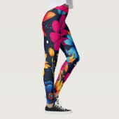 Mooie Sweety Flowers en Rozen Leggings (Rechts)