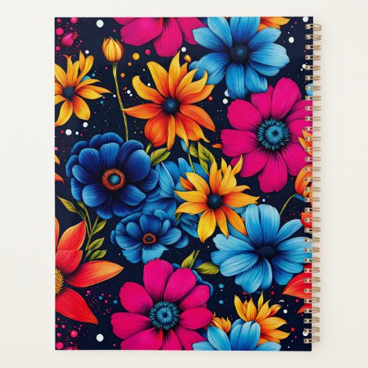 Mooie Sweety Flowers en Rozen Planner (Achterkant)