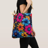 Mooie Sweety Flowers en Rozen Tote Bag (Dichtbij)
