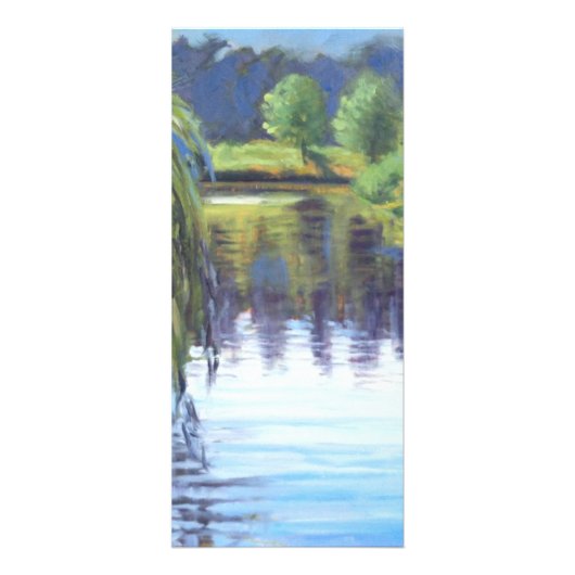 Mooie symbolische herdenkingsscène in Forest Park Reclamekaart (Voorkant)