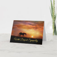Mooie sympathiekaart voor paarden