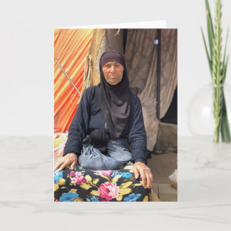 Mooie Syrische vrouw Kaart
