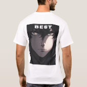 mooie t-shirt anime-ontwerpen half zijde. (Achterkant)