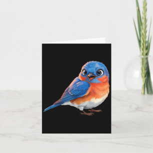 Mooie T-shirt Oostelijke Blauwe Lijster Vogelliefh Kaart