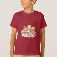 Mooie T-shirt voor Kinderen met Honden Vrienden