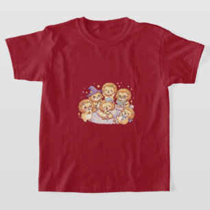 Mooie T-shirt voor Kinderen met Honden Vrienden