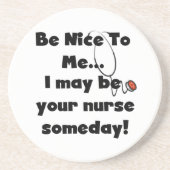 Mooie T-shirts voor verpleegsters en cadeautjes Zandsteen Onderzetter (Voorkant)