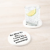 Mooie T-shirts voor verpleegsters en cadeautjes Zandsteen Onderzetter (Zijkant)