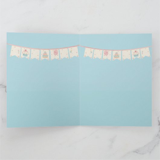 Mooie Taart en Cupcakes Kaart (Binnen)