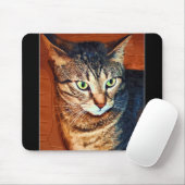 Mooie tabby Cat Artistic Muismat (Met muis)