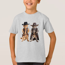Mooie Tabby Cowboy Kinder T-Shirt