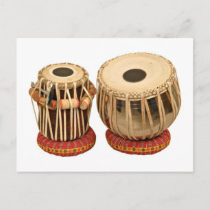Mooie Tabla Set Indisch Slaginstrument Briefkaart