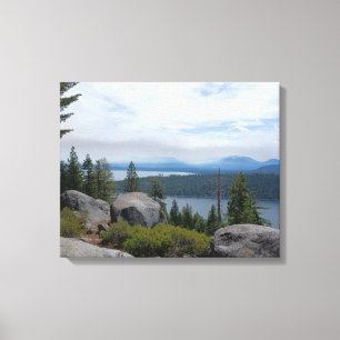 Mooie Tahoe-schildpad Canvas Afdruk