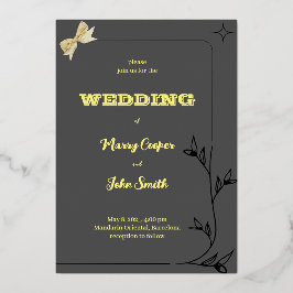 MOOIE TAK RANDONTWERP TEGEN GRIJZE ACHTERGROND FOLIE UITNODIGING