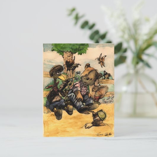 Mooie talk briefkaart (Staand voorkant)