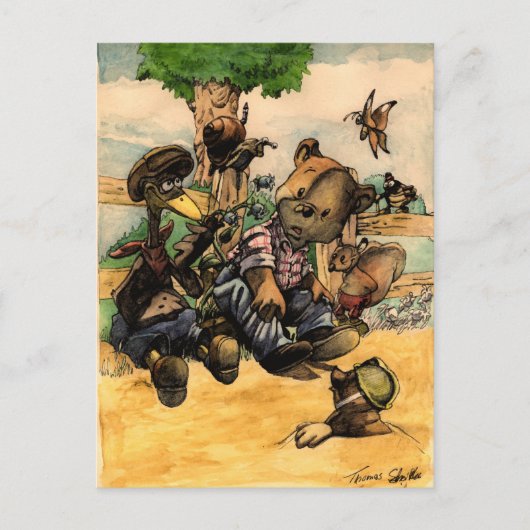 Mooie talk briefkaart (Voorkant)