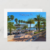 Mooie Tampa, Florida Briefkaart (Voorkant / Achterkant)