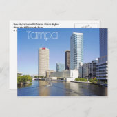 Mooie Tampa, Florida Briefkaart (Voorkant / Achterkant)