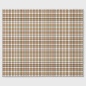 Mooie Tan Tartan Pset Cadeaupapier (Vlak)