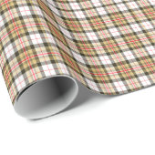 Mooie Tan Tartan Pset Cadeaupapier (Rol Hoek)