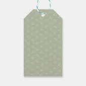 Mooie Tand Inpakpapier Cadeaulabel (Achterkant)