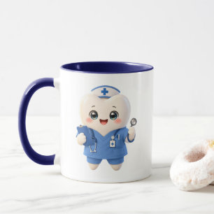 Mooie Tand Verpleegster Koffiemok Tandarts Cadea Mok