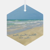 Mooie tas met snoepgoed voor maathuis glas ornament (Achterkant)