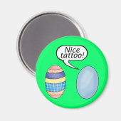 Mooie Tattoo paaseieren Magneet (Voorkant / Achterkant)