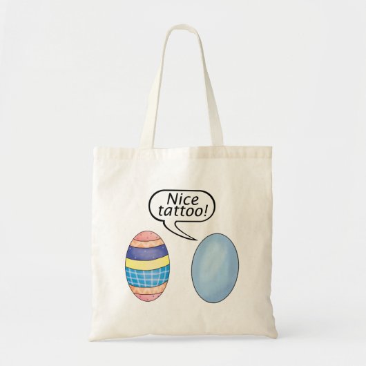 Mooie Tattoo paaseieren Tote Bag (Voorkant)