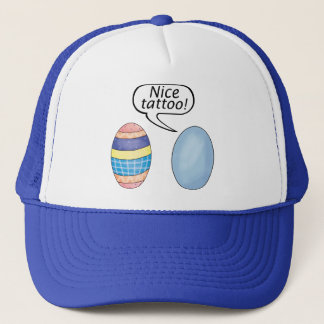 Mooie Tattoo paaseieren Trucker Pet