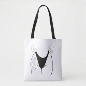 Mooie tattoo vrouw tote bag (Voorkant)