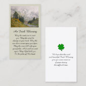 Mooie Taylor River Sympathie Card Visitekaartje (Voorkant / Achterkant)