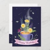 Mooie Tea Cup Summer Flowers (Voorkant / Achterkant)
