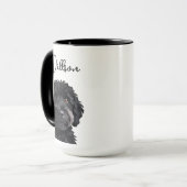 Mooie Teckel Hond Aquarel Mok (Voorkant links)