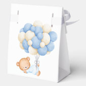 Mooie Teddy Ballonnen Baby Jongen Shower Bedankt  Bedankdoosjes (Achterkant)