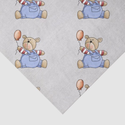 Mooie Teddy Bear Tissuepapier (Detail)