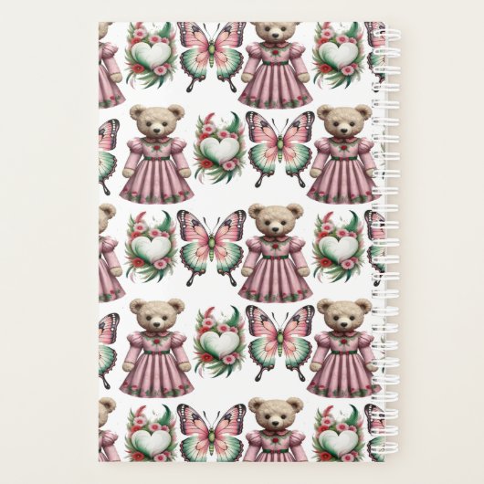 Mooie teddybeer planner (Achterkant)