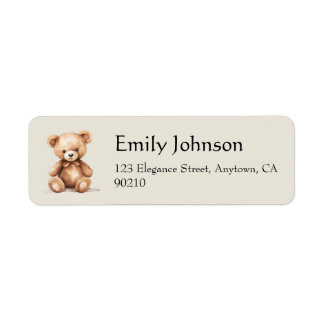 Mooie Teddylabels Etiket