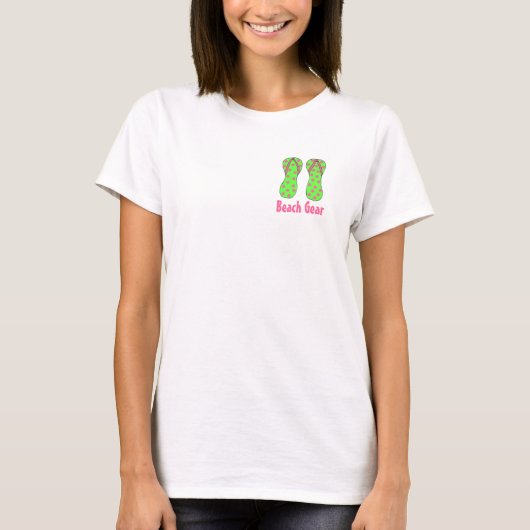 Mooie teenslippers t-shirt (Voorkant)