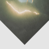 Mooie Teepee op een Stormy Night Tissuepapier (Detail)