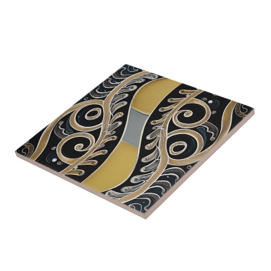 Mooie Tegel van Spirals Tegeltje (Zijkant)