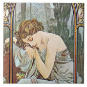 Mooie tegel voor nieuwe kunstjuffrouw tegeltje (Voorkant)