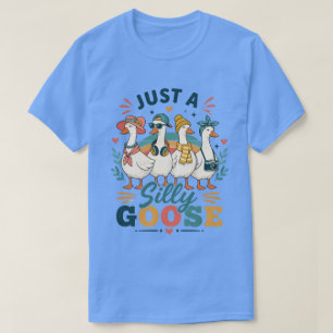 Mooie Tekenfilm Vogel Vrienden Leuke Grafische Vor T-shirt